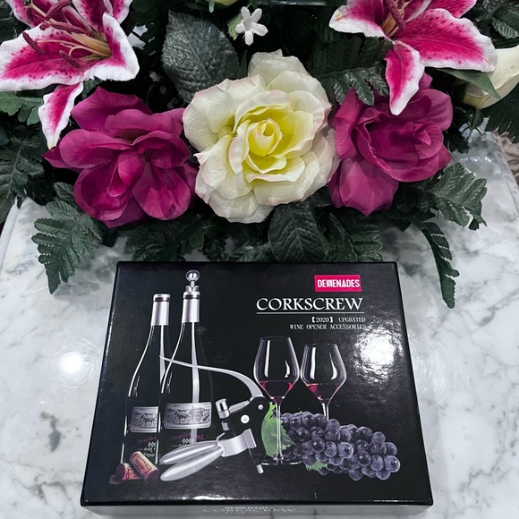 Wine Bottle Opener Corkscrew Set Demenades Wine Opener Kit. - Picture 7 of 8